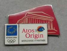 2004 ATHENS ATOS ORIGIN OLYMPIC PIN 