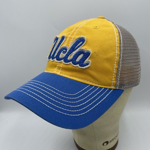 UCLA Hat Adidas Adult Snapback One Size Blue Gold Mesh Back Baseball Cap Bruins - 第 3/11 張圖片