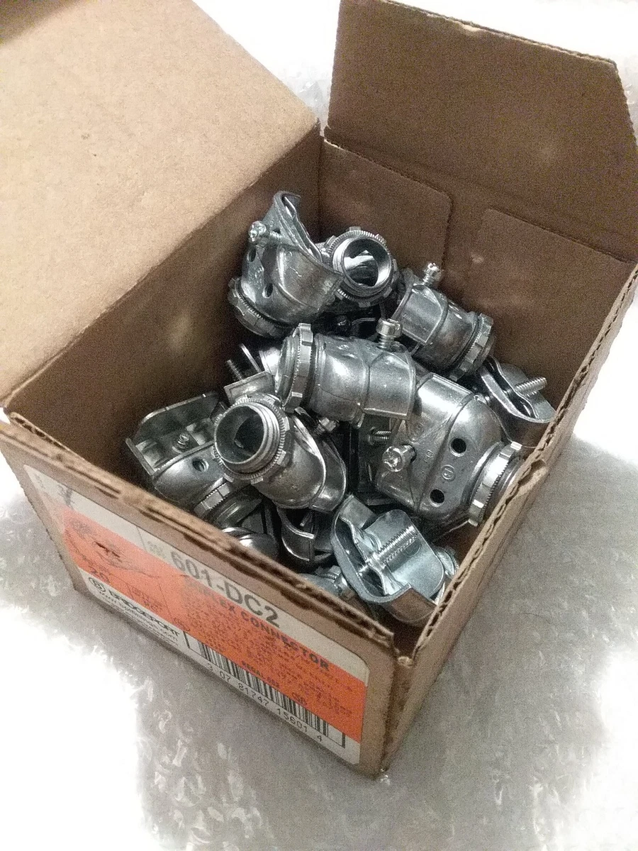 Bridgeport 1/2 Double Barrel Saddle Grip MC Connectors, 42 OFF