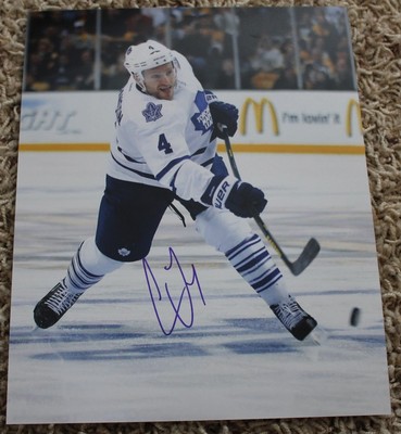 CODY FRANSON SIGNED 8X10 PHOTO TORONTO MAPLE LEAFS COA