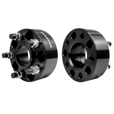 2 Wheel Spacers 5x4.5 For Jeep Comanche Cherokee Wrangler Forged Black 2pc