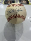 Pete Rose Signed Rawlings ONL Baseball Giamatti  JSA Certified