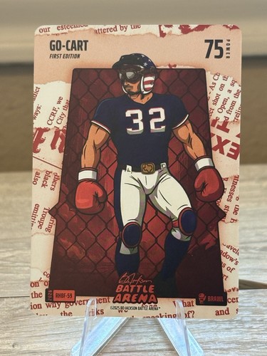 Bo Jackson Battle Arena Go-Cart Brawl Newspaper Foil