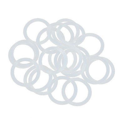 20pcs Silicone O-Rings, 28mm OD, 21.8mm ID, 3.1mm Width, Seal Gasket White #hj