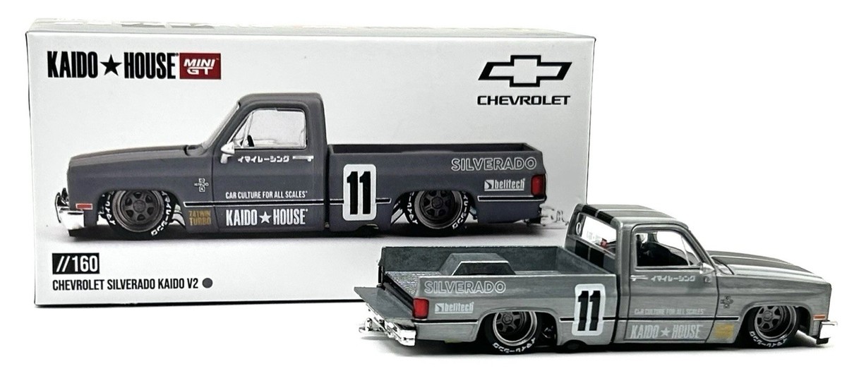 MINIGT 街道ハウス　 Chevrolet Silverado チェイス CHASE CAR 1/64 Kaido House x Mini GT Chevrolet Silverado