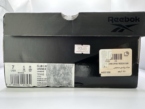 Reebok Danielle Guizio X Club C 85 ‘Chalk’ Size 6 UK, Size 7 US, Size 39 EU - Picture 12 of 12