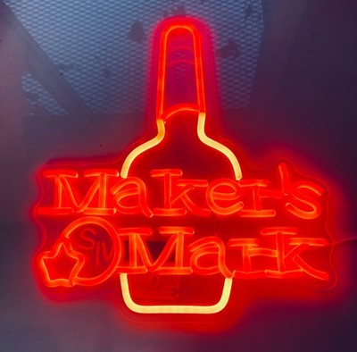 Makers Mark Whiskey Neon SIgn Maker Mark Neon Sign for Wall Decoration
