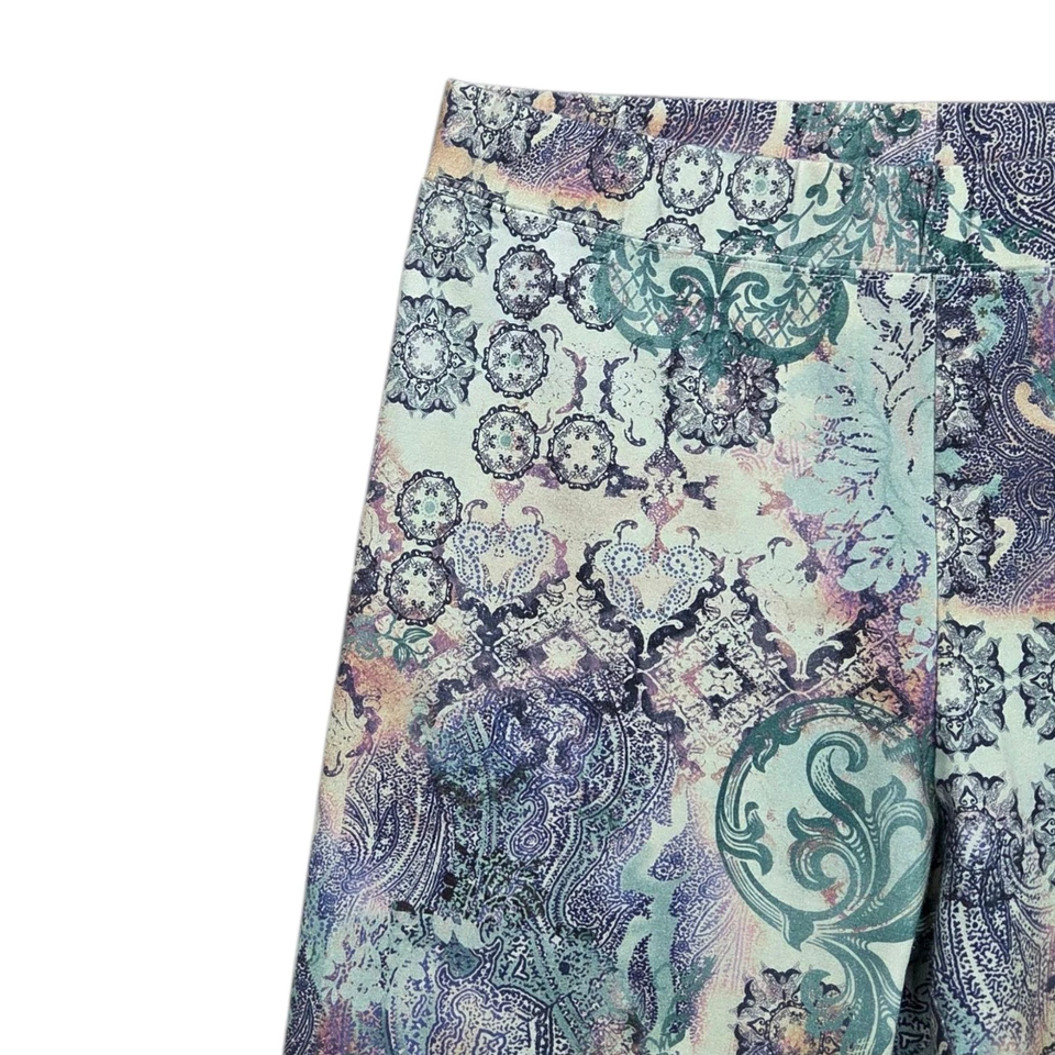 Leggings estampados Soft Surroundings Have to Have para mujer mediano cachemir tiro alto Foto 3 de 4