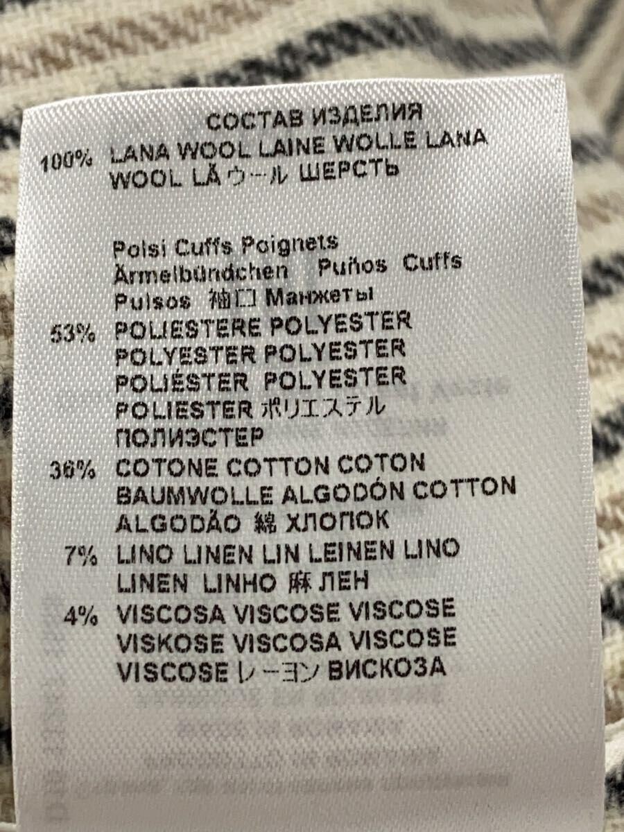 ALTRA ETRO Altro Cappotto 40 Lana Colore Panna Righe