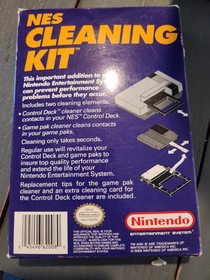RARE** Cleaning Kit &mdash; NES Nintendo Original Authentic CIB Complete in Box Used
