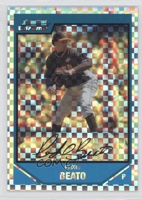2007 Bowman Draft Chrome Picks Prospects X-Fractor /299 Pedro Beato #BDPP66 0b5