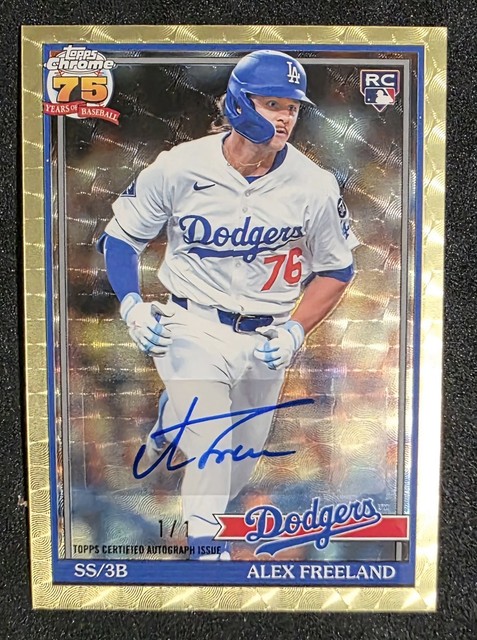 2026 Topps Series 2 Alex Freeland 1991 Silver Pack Autograph Superfractor 1/1