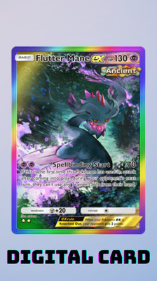 Flutter Mane EX Rainbow Paradox Drive Pokemon TCG Pocket 2 Star    (English)