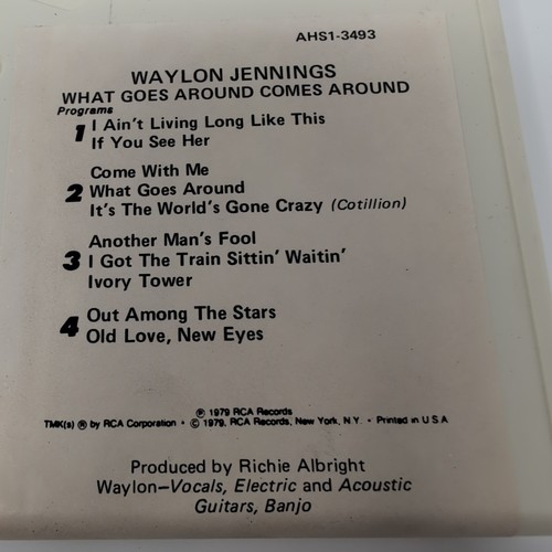 What Goes Around Comes Around By Waylon Jennings (1979 8 Track Tape)RCA - Picture 8 of 10