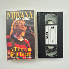 Nirvana Vintage VHS tape A tribute to kurt Cobain