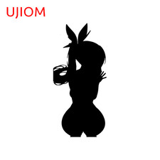 Earlfamily 5.1 Anime Girl Car Sticker Hood Luggage Guitar Artistic Rv Decals Earlfamily 5.1 Anime Girl Car Sticker Hood Luggage Guitar Artistic Rv Decals