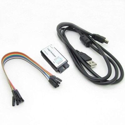 USB Logic Analyzer Device with EMI Ferrite Ring USB Cable 24MHz 8CH 24MHz 8
