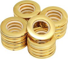 20 Pcs Plastic Curtain Grommets ABS Curtain Eyelet Rings Round Rings Inner