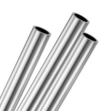 3er-Pack 250mm Edelstahlrohr, 12mm &Oslash;, 1,5mm Wand, f&uuml;r Bau/Maschinenbau/DIY