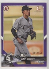 2018 Bowman Draft Purple 9/250 Lency Delgado #BD-37 g6p