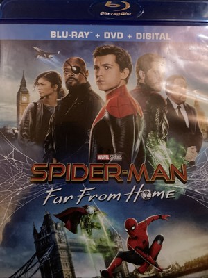Marvel Comics: MCU: Spider-Man: Far from Home Blu Ray Disc Only With Slipcover