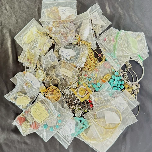 Reseller Estate Costume Jewelry Lot 150 – Vintage & Modern 2 Pounds