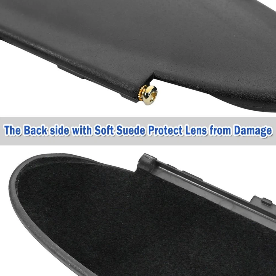 Vanity Sun Visor Mirror w/Base 2pcs For Porsche 911 Boxster Cayman 996 997 986 - Изображение 2 из 4