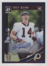 2018 Donruss Optic Rookies Purple Stars Prizm 36/50 Trey Quinn #120 Auto 0f8
