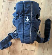 Baby Bjorn Baby Carrier Blue 2230/2240 21-35" Adjustable Navy Blue EUC