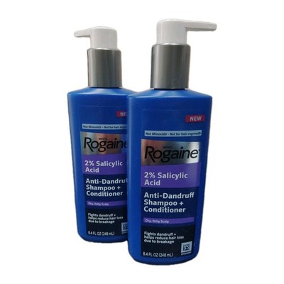 Rogaine 2-in-1 Thickening Shampoo & Conditioner Hair Regrowth Treatment- 2 Pack