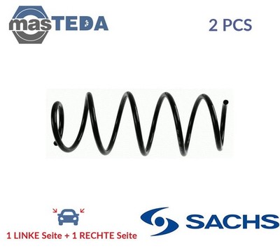998 632 SCHRAUBENFEDER FAHRWERKSFEDER VORNE SACHS 2PCS NEU OE QUALITÄT