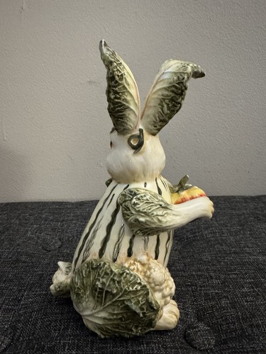 Seltener nicht mehr erhältlicher Fitz and Floyd Vista Bella zierlicher Kaninchensalat Kohl Dekor 8 Zoll - Bild 5 von 6