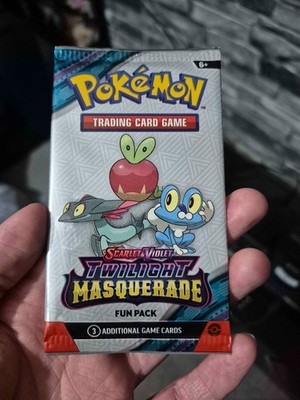 2x Pokemon Twilight Masquerade 3 Karten Fun Pack Sammelkartenspiel Booster