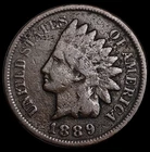 1889 INDIAN CENT GOOD+ FREE USA SHIPPING!