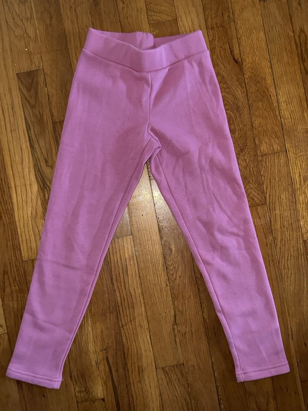 Old Navy Girls Size Medium (8) Pink High-Waisted Cozy-Lined Leggings
