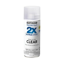 Rust-Oleum Painter's Touch 2X Ultra Cover Spray Paint, Semi-Gloss Clear  Indoor