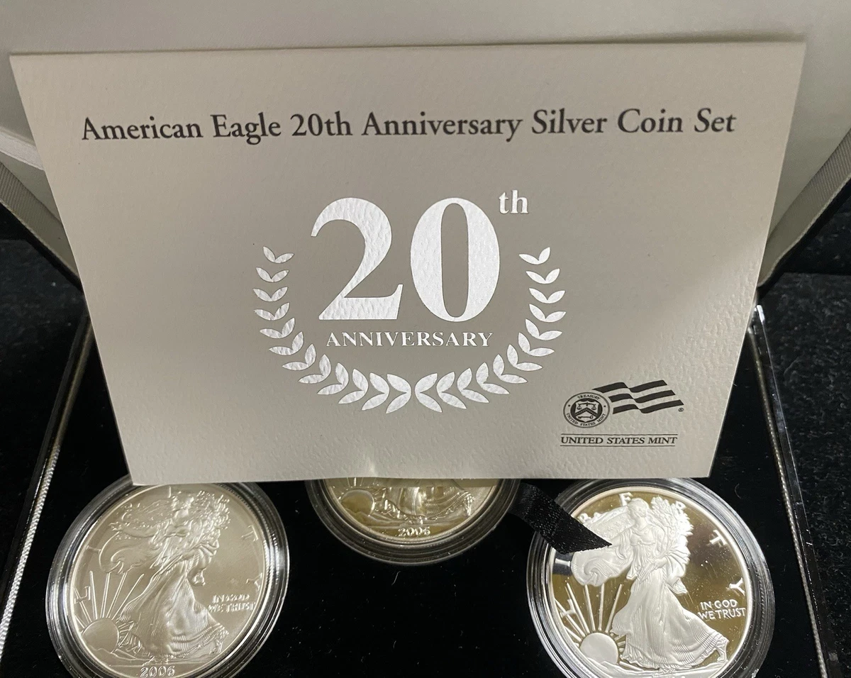 銀杯　silver 3つセット 2006 Silver Eagle 3 Coin Set for sale | eBay