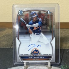 2023 Bowman Chrome Diego Mosquera CPA-DM 1st Base Prospect Auto Mets 
