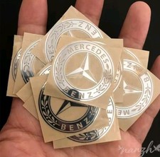 1 x Mercedes Emblem Logo Aufkleber Metall Sticker Schlüssel Spiegel innen 3,50 1 x Mercedes Emblem Logo Aufkleber Metall Sticker Schlüssel Spiegel innen 3,50
