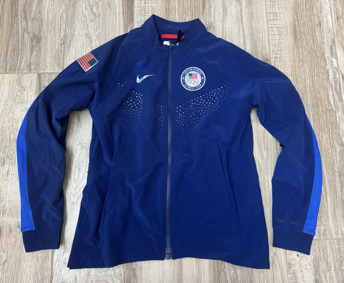 Nike Paris 2024 Team Issued USA Olympics Podium Jacket DZ3572-492 
