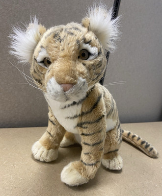 12'' Hansa Sitting Tiger Cub Plush