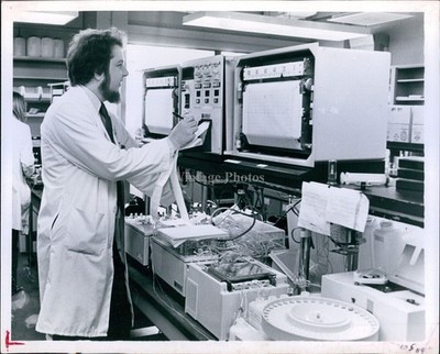 1978 Stephen Ridley University Hospital Blood Cholesterol Medicine Photo 8x10