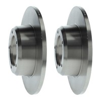 2 Bremsscheiben Ø 298,5 Mm Voll Bosch FüR U.A. Land Rover Defender