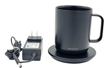Ember Smart Mug Wireless Heated Charger Base Coaster Plate AC Adapter Black 14oz