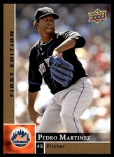 Pedro Martinez 2009 Upper Deck First Edition #192 Mets MLB READ FREE SHIPPING