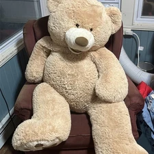 Hugfun International Giant 60" Luxury Soft Plush Jumbo Teddy Bear Honey Brown