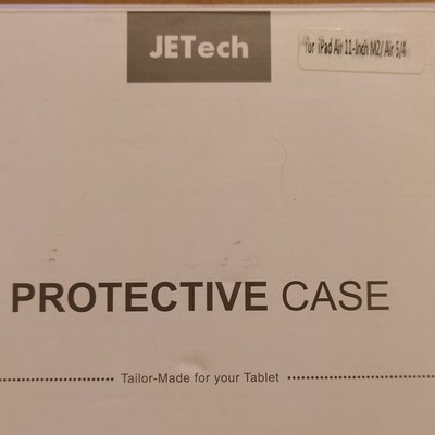 JETech Protective Case for iPad Air 11-inch M2/Air 5/Air 4 Black