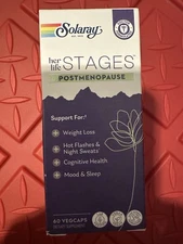 Solaray Her Life Stages Postmenopause 60 Capsules Post Menopause Exp:2/2026