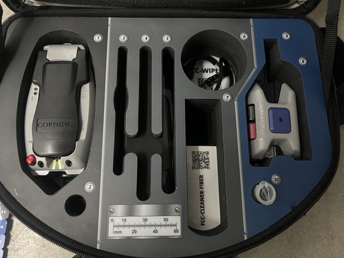 CORNING UNICAM CONNECTOR TOOL KIT TKT-UNICAM-PFC FIBER OPTIC KIT - USED - Afbeelding 3 van 6