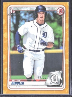 2020 1st Bowman Gold Paper /50 DILLON DINGLER
